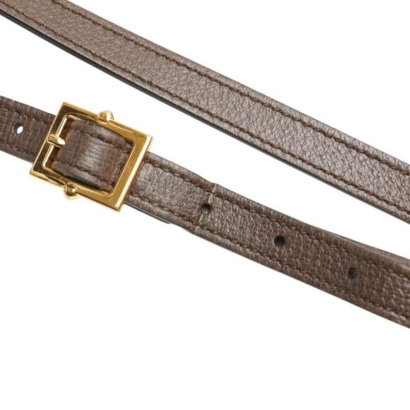 GUCCI Brown Leather Shoulder Bag - Picture 4 of 15